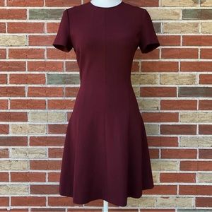 Burgundy Theory Short Sleeve Dress
